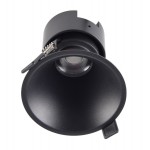 Foco Downlight LED COB Fijo Redondo Ø105mm 15w IP65 Konic VC, Blanco ó Negro